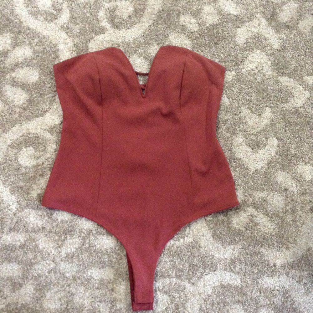 Strapless bodysuit size medium